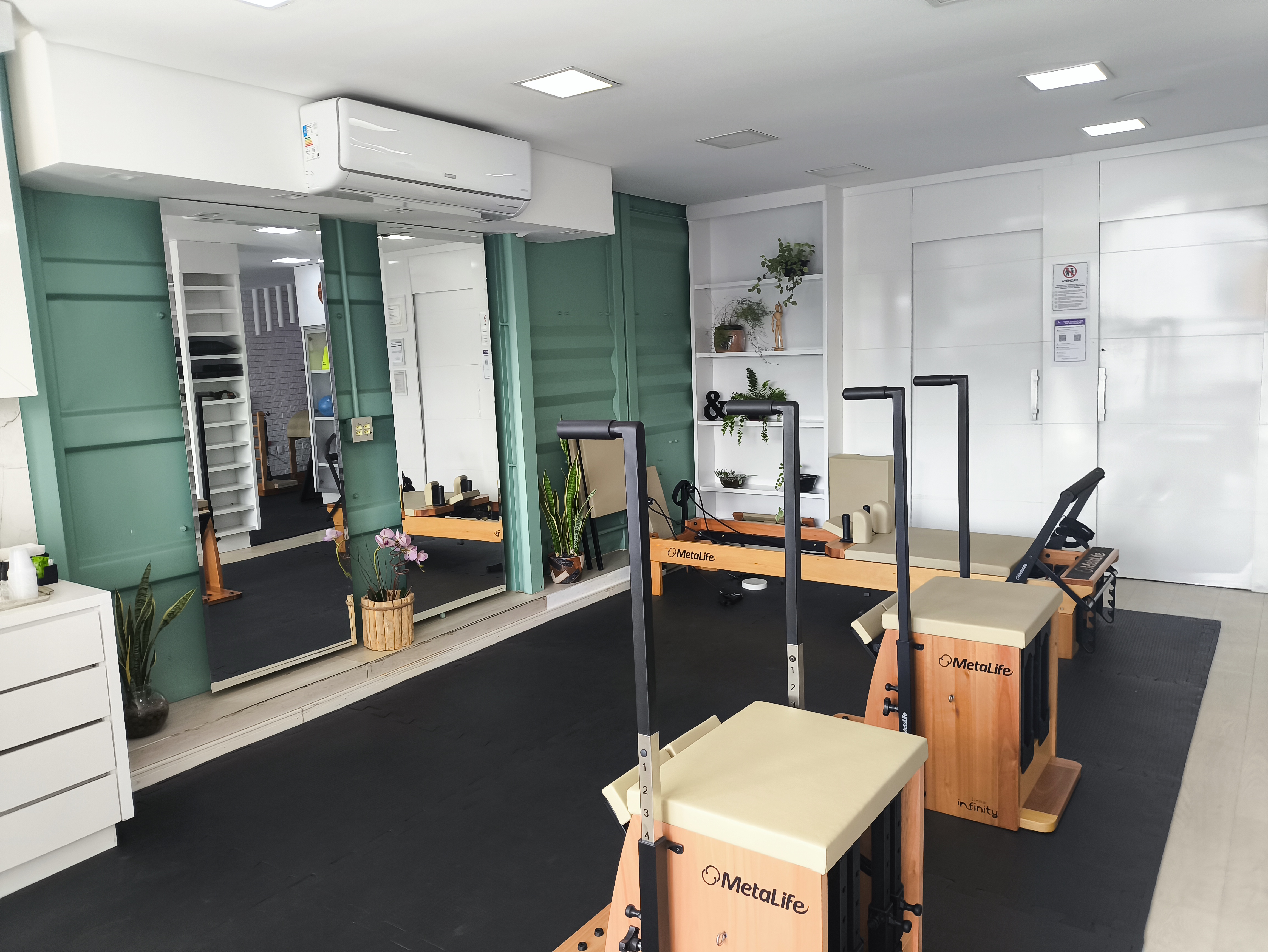 Equipamentos de pilates clínico no estúdio Vitta Sul Pilates